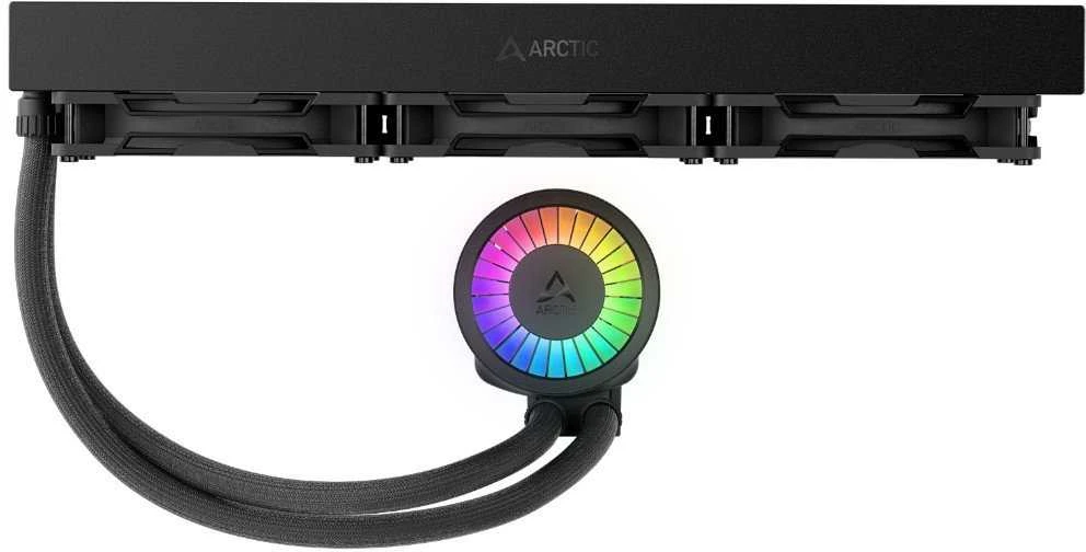 Arctic 420mm skysto aušinimo sistema su spalvotu A-RGB bloku