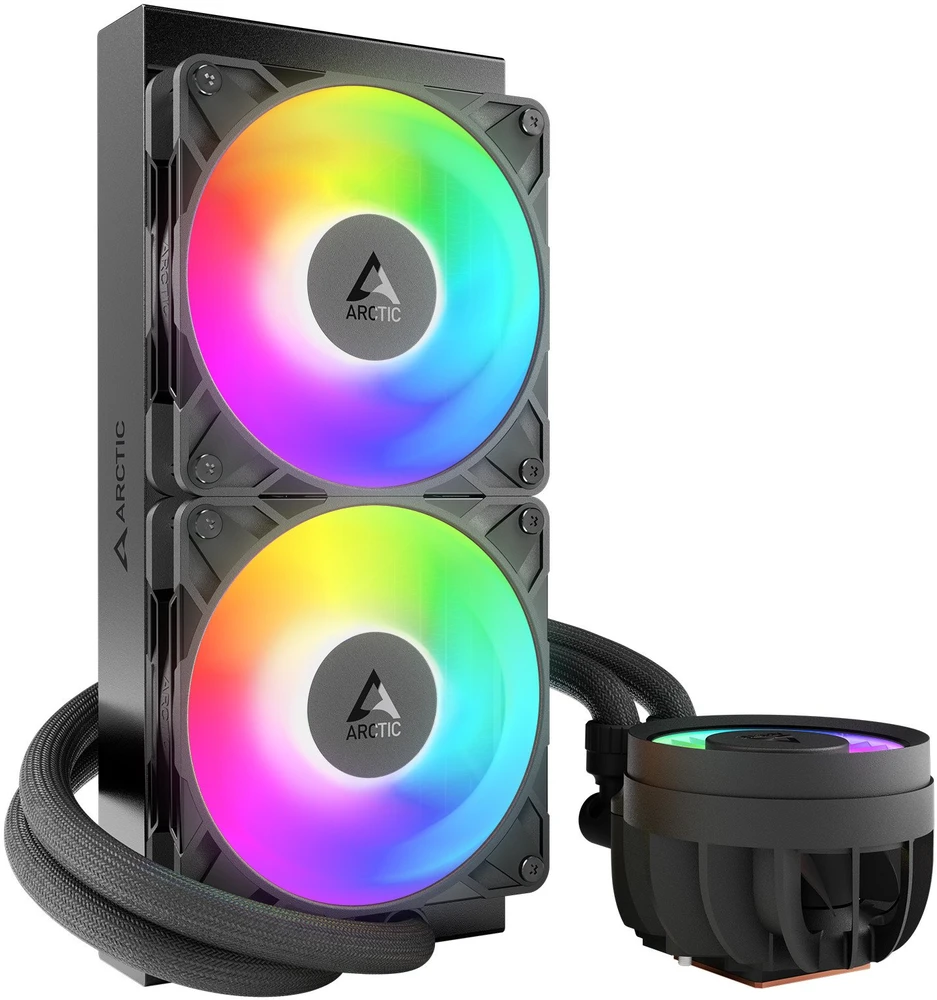 ARCTIC Liquid Šaldiklis III PRO 240 A-RGB procesoriaus aušintuvas, juodas