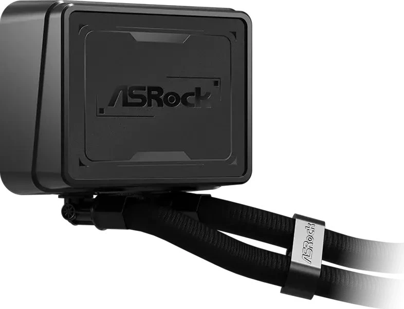 Asrock Challenger Pure 360 procesoriaus „viskas viename“ skysčio aušintuvas 12 cm Juodas