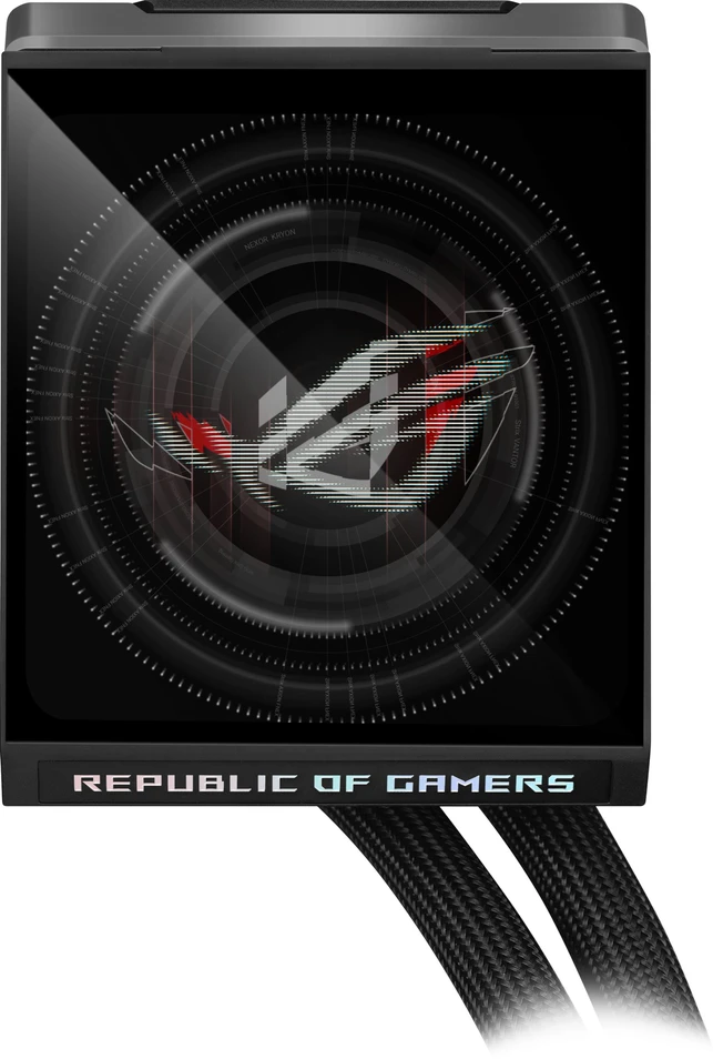 Asus ROG STRIX LC IV 360 ARGB LCD AiO-Wasserkühlung – 360mm, juodos spalvos