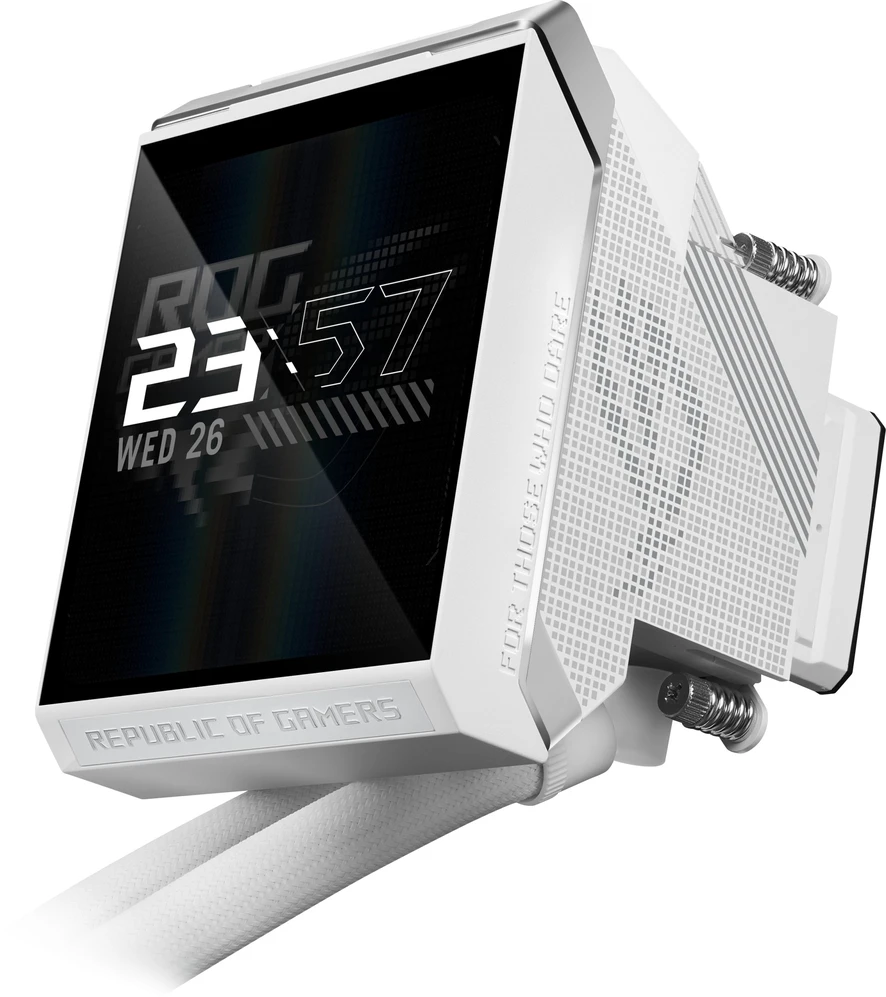 Chłodzenie wodne Asus ROG STRIX LC IV 360 ARGB LCD Baltas (90RC01M2-B0EAY0)