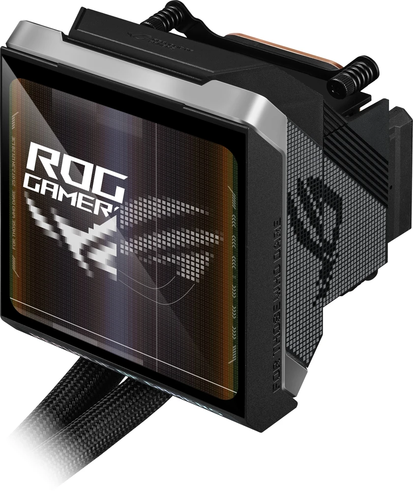 Asus ROG STRIX LC IV 360 ARGB LCD AiO-Wasserkühlung – 360mm, juodos spalvos