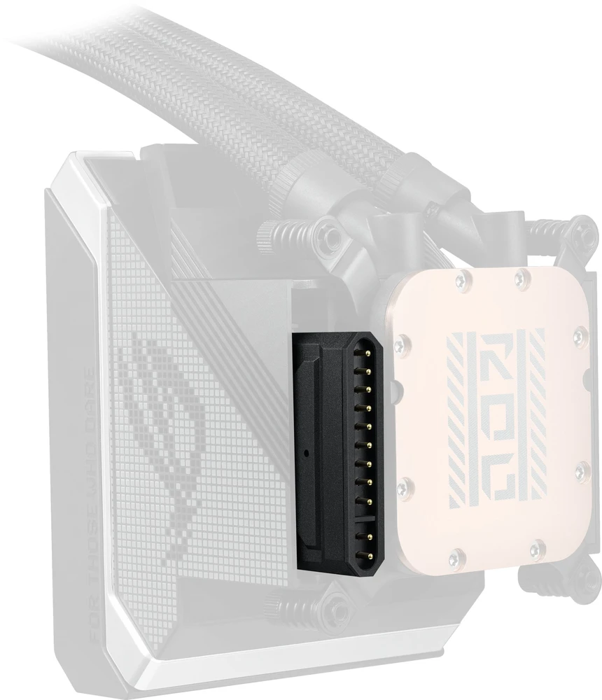 Asus ROG STRIX SLC IV 360 ARGB LCD AiO-Wasserkühlung – 360mm, juodos spalvos