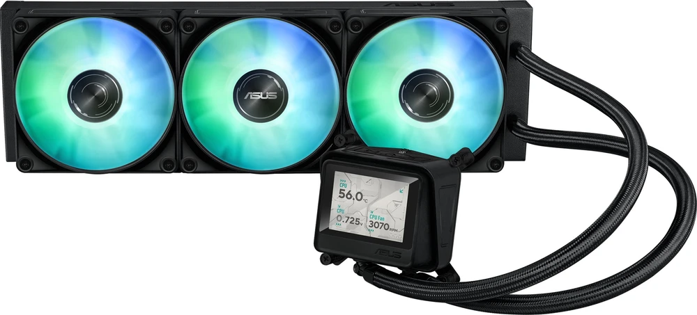 ASUS MAX GAMING LC 360 ARGB LCD universalus skystasis procesoriaus aušintuvas