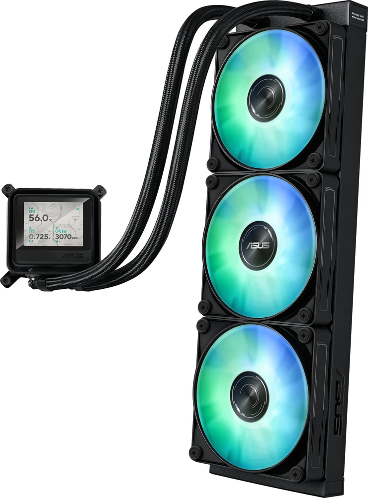 ASUS MAX GAMING LC 360 ARGB LCD universalus skystasis procesoriaus aušintuvas