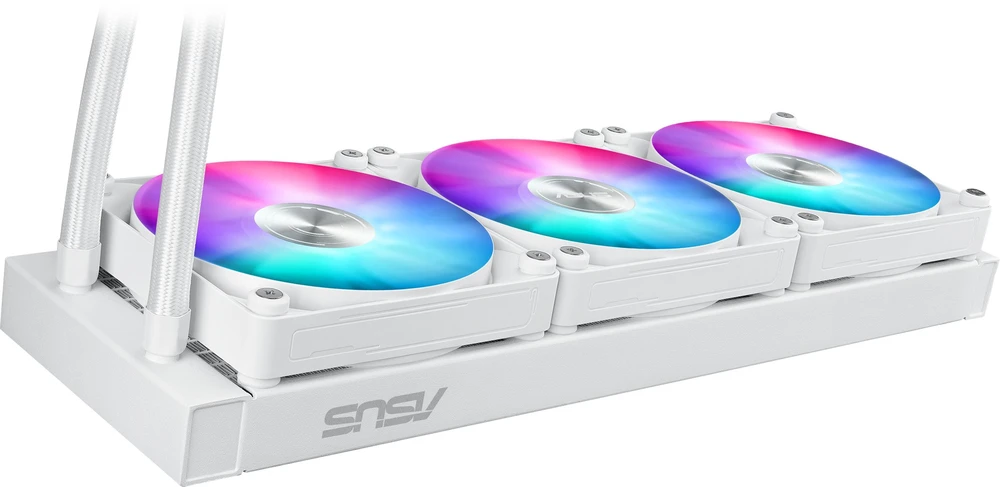 ASUS MAX GAMING LC 360 ARGB LCD WHT universalus skystasis procesoriaus aušintuvas