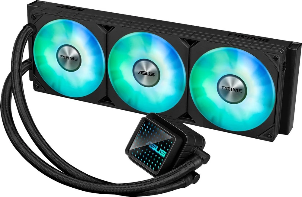 Procesoriaus Aušinimo Rinkinys - Asus Prime LC 360 ARGB 3 Ventiliatoriai Juodas
