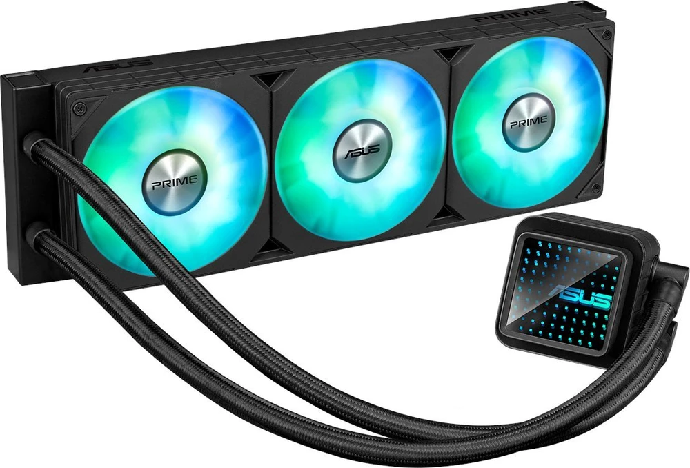 Procesoriaus Aušinimo Rinkinys - Asus Prime LC 360 ARGB 3 Ventiliatoriai Juodas