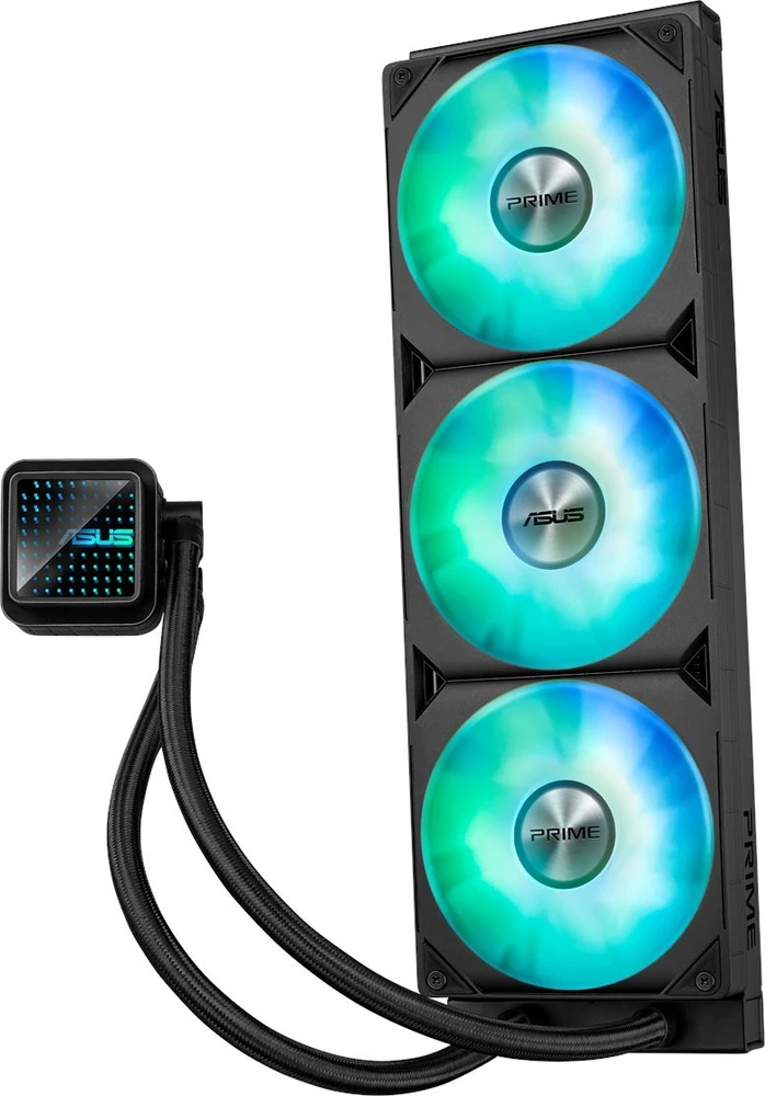 Procesoriaus Aušinimo Rinkinys - Asus Prime LC 360 ARGB 3 Ventiliatoriai Juodas