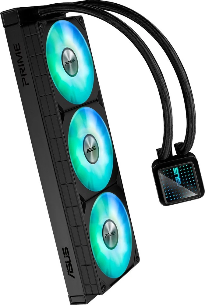 Procesoriaus Aušinimo Rinkinys - Asus Prime LC 360 ARGB 3 Ventiliatoriai Juodas