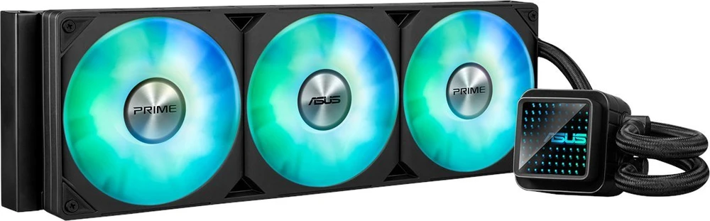Procesoriaus Aušinimo Rinkinys - Asus Prime LC 360 ARGB 3 Ventiliatoriai Juodas