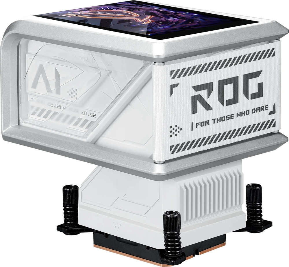 Asus ROG RYUO IV 360 ARGB Wht - viskas viename vandens aušinimas, 12 cm (baltas)