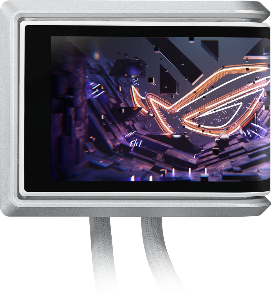 Asus ROG RYUO IV 360 ARGB Wht - viskas viename vandens aušinimas, 12 cm (baltas)