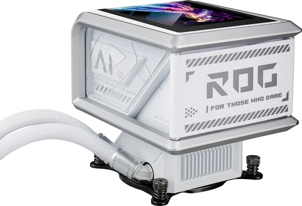 ASUS ROG Ryuo IV SLC 360 ARGB Baltas Edition Procesorius Universalusis skystinis aušintuvas 12 cm Balta
