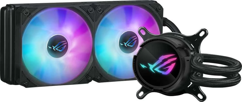 ASUS ROG STRIX LC III 240 aušinimo sistema su ARGB ventiliatoriais
