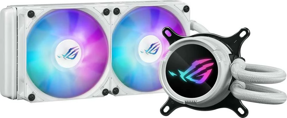 ASUS ROG STRIX LC III 240 ARGB baltas skysčio aušintuvas