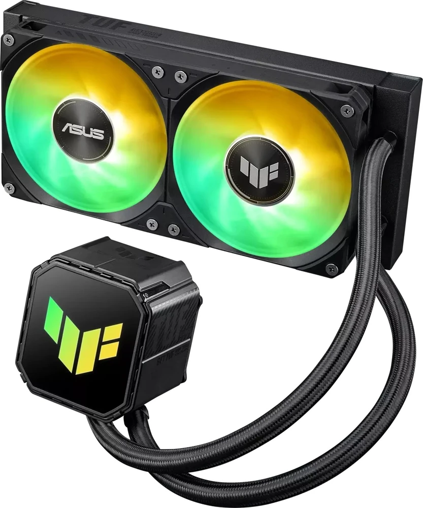 ASUS TUF GAMING LC III 240 ARGB procesorius. Viskas viename skysčio aušintuvas. 12 cm. Juodas.