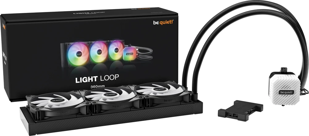 Be Quiet! LIGHT LOOP 360mm skysčio aušintuvas su pakuote