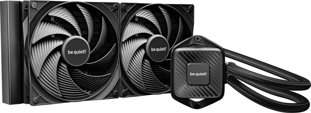 Be Quiet! Pure Loop 3 aušinimo sistema su dviem ventiliatoriais