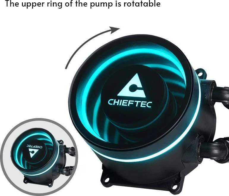 CHIEFTEC ICEBERG 240 DARK CPU Liquid Cooler