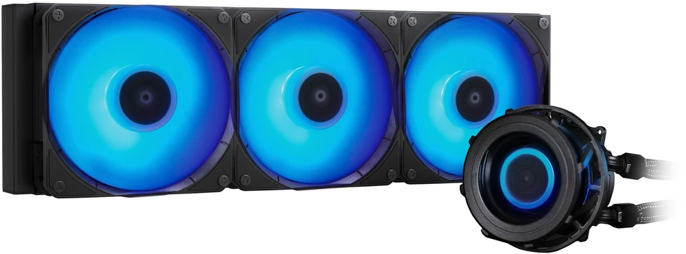 Procesoriaus Aušintuvas - Chieftec CLC-360-VRM-RGB 360 mm RGB Juodas