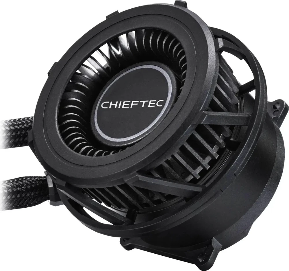 Procesoriaus Aušintuvas - Chieftec CLC-360-VRM-BLK 360 mm AIO Juodas
