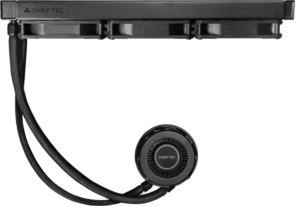 Procesoriaus Aušintuvas - Chieftec CLC-360-VRM-BLK 360 mm AIO Juodas