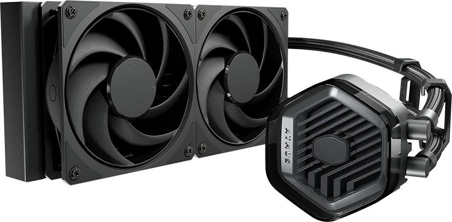 „Cooler Master“ vandens aušinimas „CoolerMaster WAK MasterLiquid 360 Atmos Stealth“