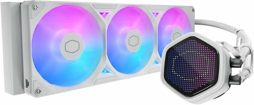 „Cooler Master“ vandens aušinimas „Masterliquid 360 Atmos II Pixel LED Balta“