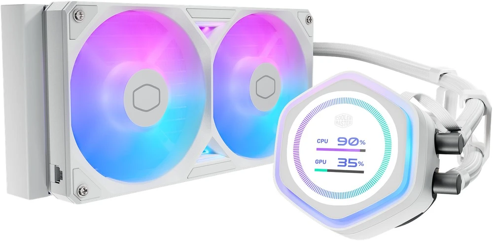 Cooler Master MasterLiquid Atmos 240 su LCD ekranu
