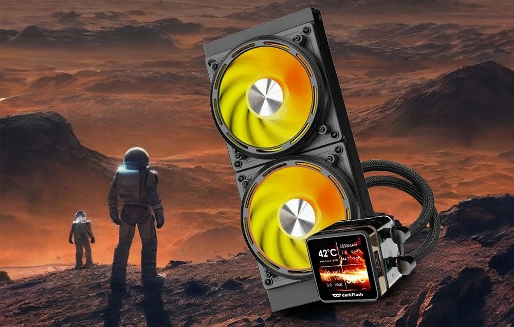 darkflash CPU water cooling DE240 (juodas)