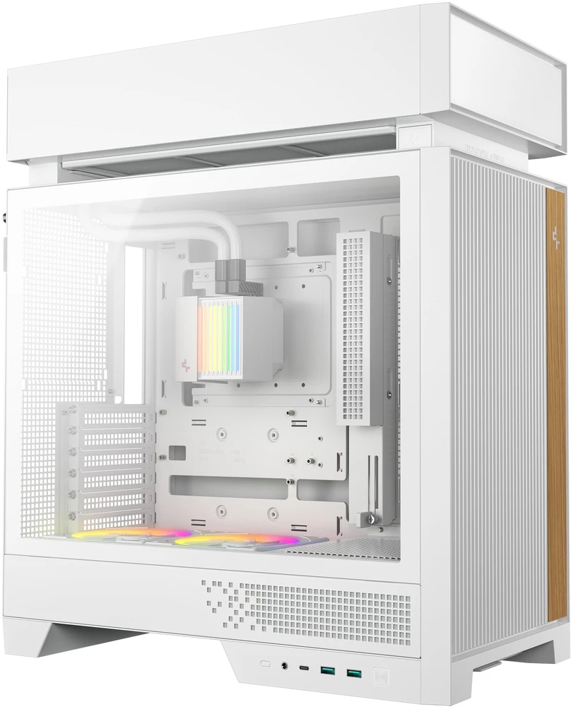 „Deepcool“ korpusas | CL6600 WH | Baltas | Vidutinio dydžio bokštas