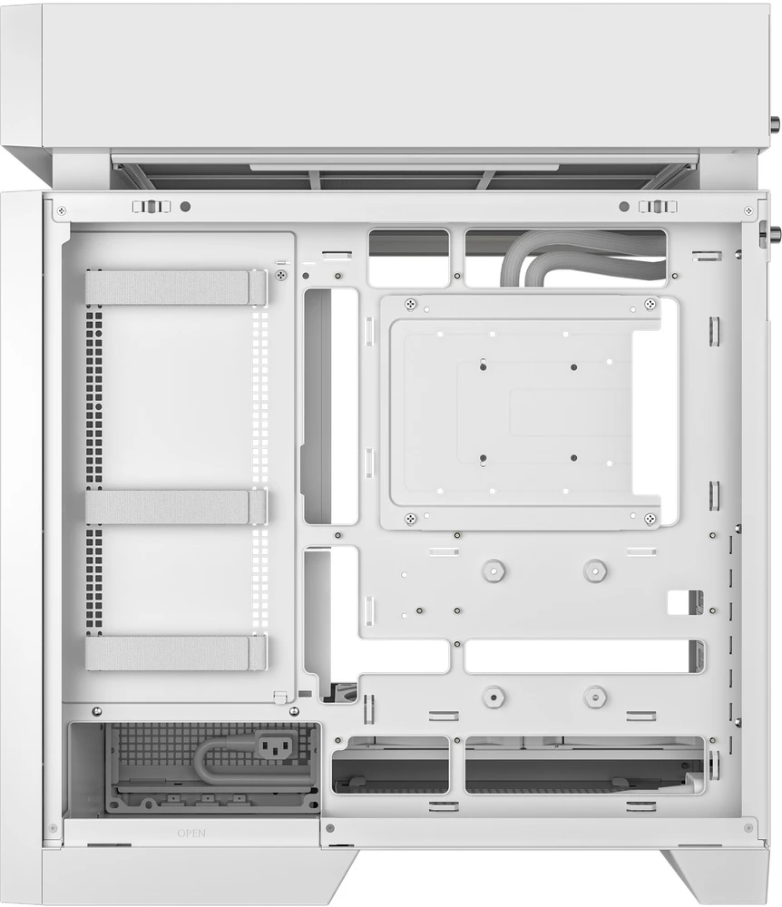 „Deepcool“ korpusas | CL6600 WH | Baltas | Vidutinio dydžio bokštas