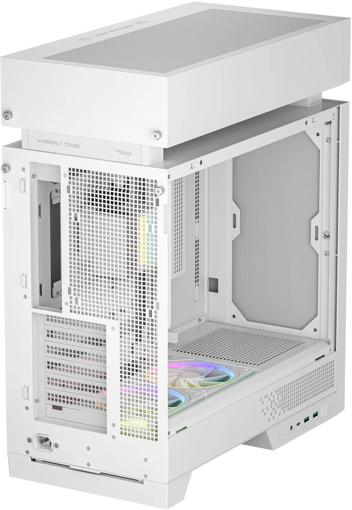 „Deepcool“ korpusas | CL6600 WH | Baltas | Vidutinio dydžio bokštas