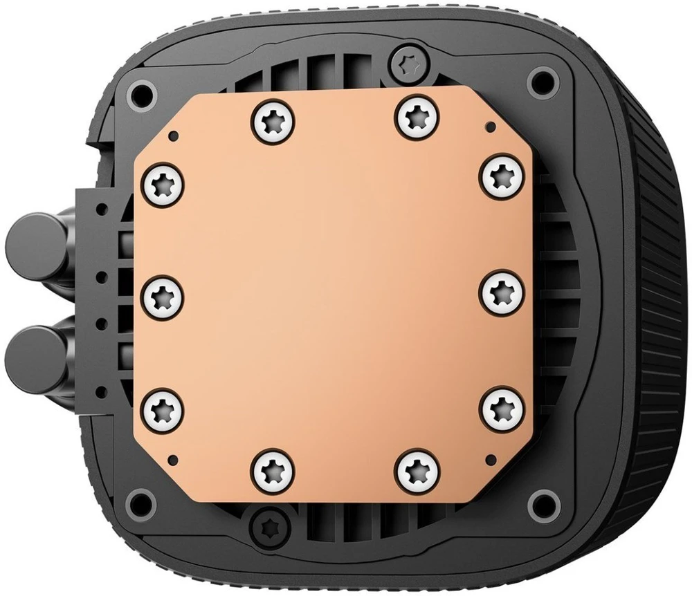 DeepCool LE360 V2 ZERO DARK procesoriaus skysčio aušinimo rinkinys 12 cm Juodas 1 vnt.