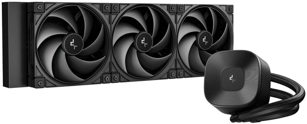 DeepCool LE360 V2 ZERO DARK procesoriaus skysčio aušinimo rinkinys 12 cm Juodas 1 vnt.