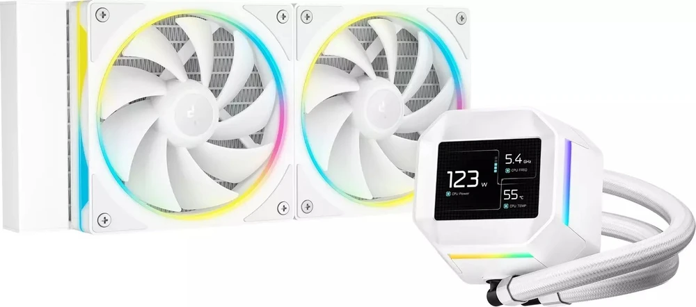 Deepcool Liquid CPU Cooler | LM240 WH | Baltas | Intel, AMD