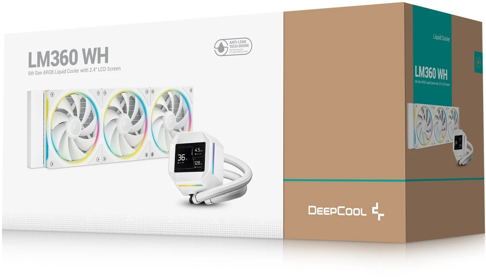 Deepcool LM360 WH aušintuvas originalioje pakuotėje