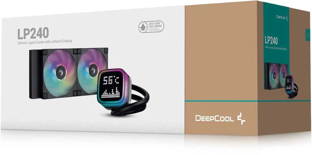 Deepcool LP240 aušinimo sistemos pakuotė