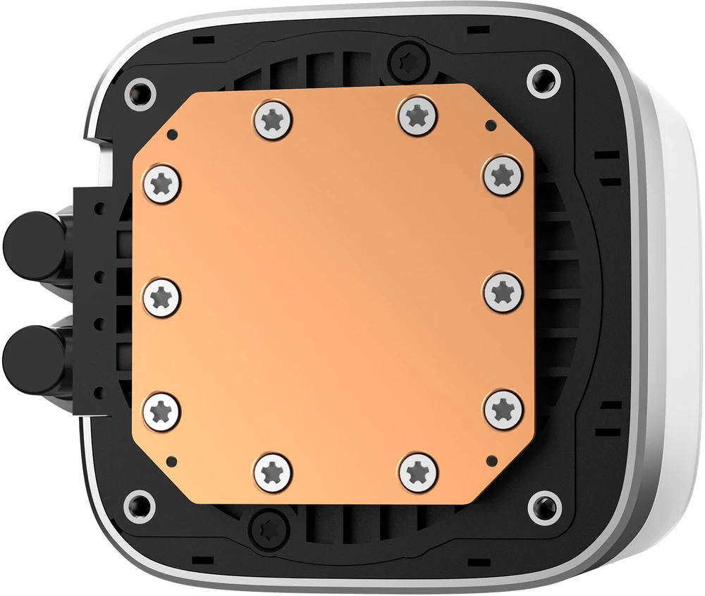 DeepCool LP240 Kompiuterio dėklas, Processor All-in-one liquid cooler 12 cm Baltas 1 pc(s)