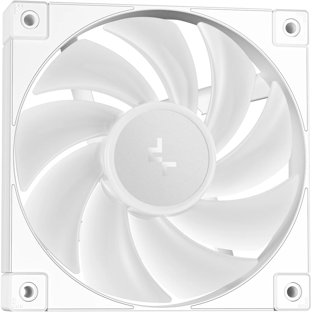 DeepCool LP240 Kompiuterio dėklas, Processor All-in-one liquid cooler 12 cm Baltas 1 pc(s)
