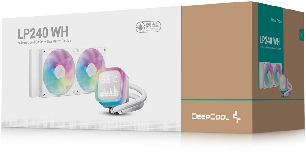 DeepCool LP240 vandens aušinimo sistemos pakuotė