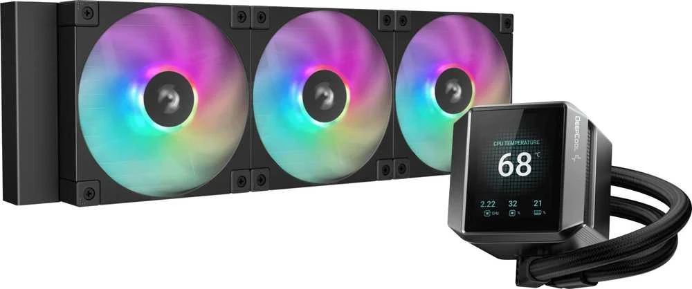 Deepcool Mystique 360 ARGB aušinimo sistema su LCD ekranu