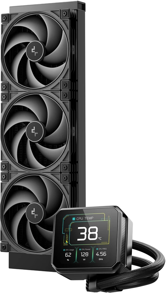Deepcool Liquid Cooler | SPARTACUS 360 | Juodas | Intel, AMD