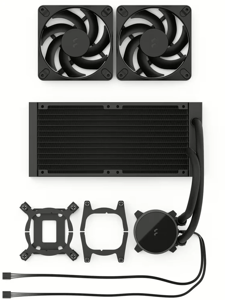 Fractal Design Vandens aušinimas | 240 spindulys | Juodas | Intel, AMD