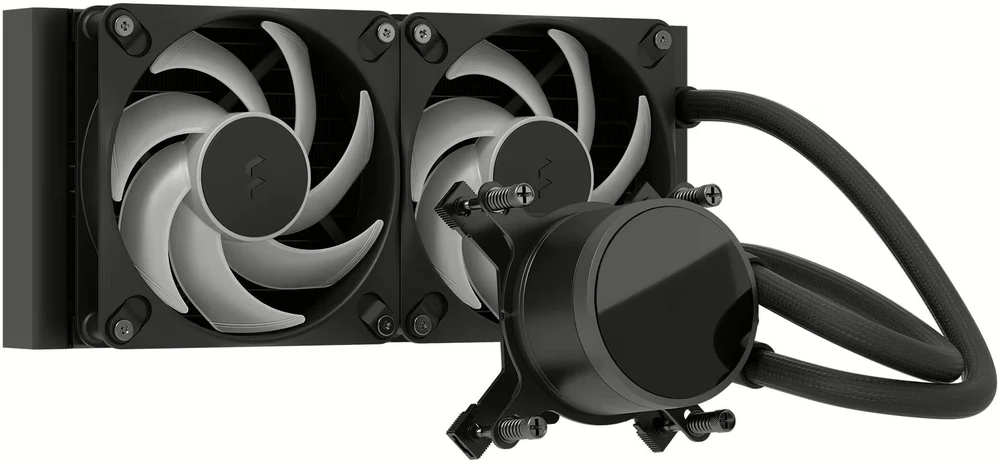 Fractal Design Vandens aušinimas | Radius 240 RGB | Juodas | Intel, AMD