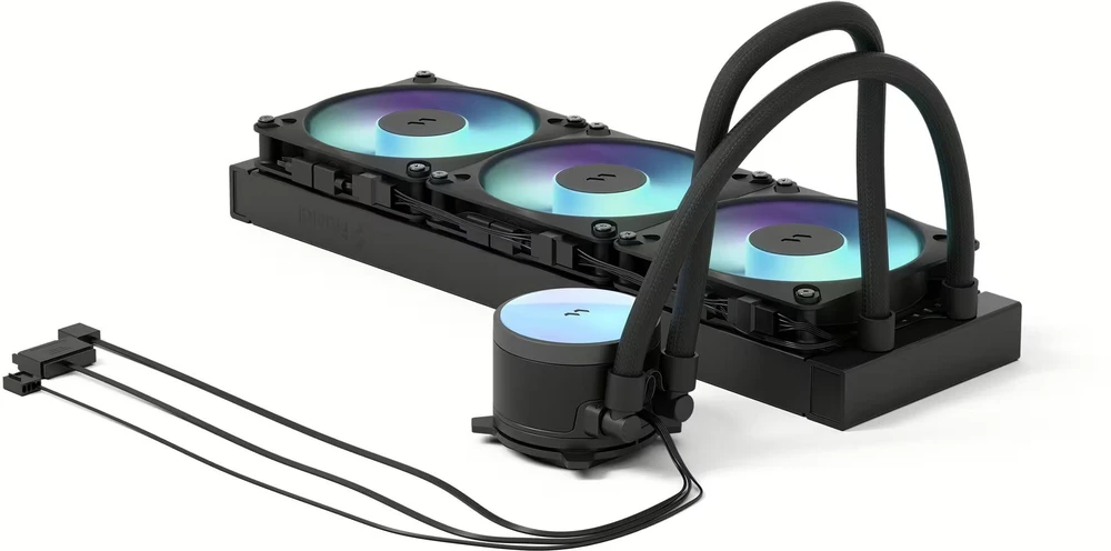 Fractal Design Vandens aušinimas | Radius 360 RGB | Juodas | Intel, AMD