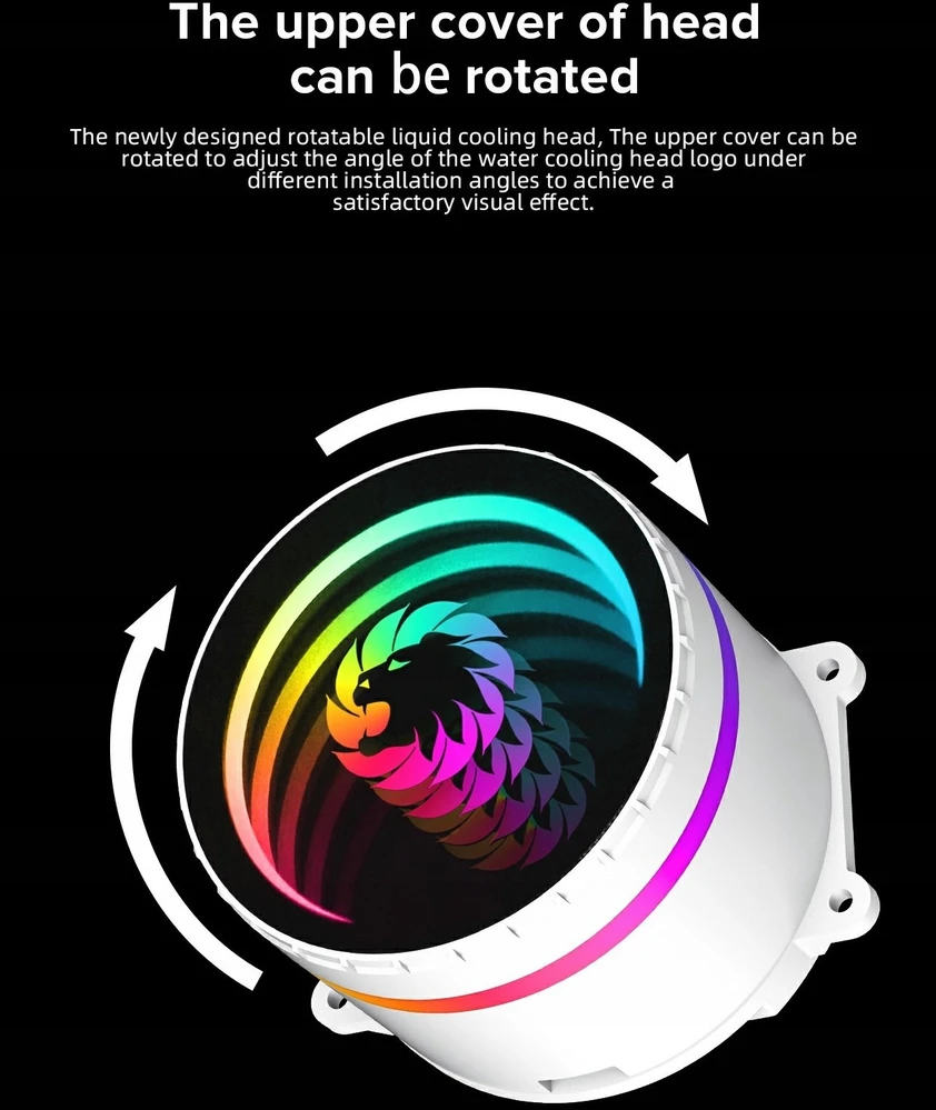 Gamemax CPU Liquid Cooler | ICEBURG 120 WT | Baltas