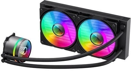 Gamemax CPU Liquid Cooler | ICEBURG 240 INFINITY | Juodas
