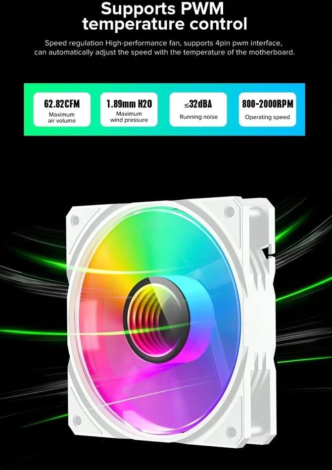 Gamemax CPU Liquid Cooler | ICEBURG 120 WT | Baltas